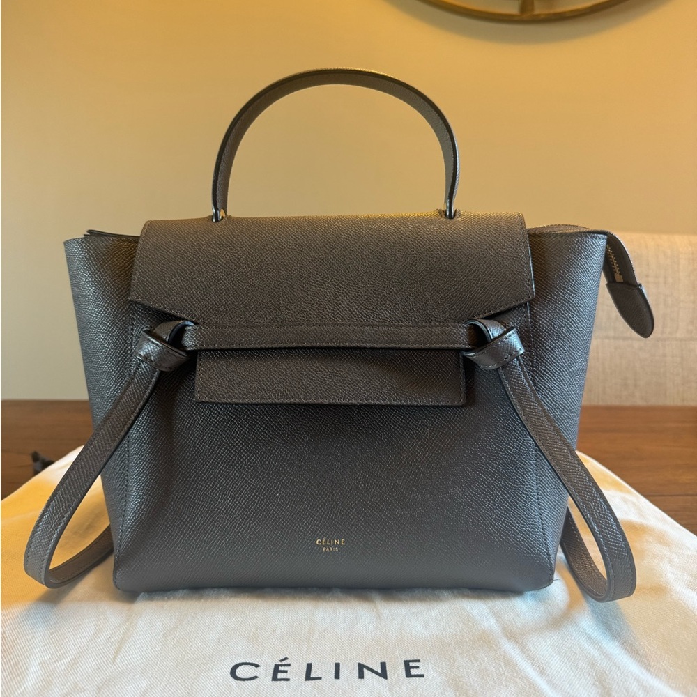 Celine Mirco Belt Bag in Calfskin Leather